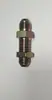 Conector de Transición para Extensión de Tubería de Aceite de Alta Presión Conector Pasamuros Hidráulico Rosca Exterior Doble Extremo Estándar Americano Métrico 1416/18D Estándar Americano