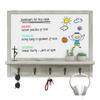 Pizarra Blanca con Marco de Pino Pintado en Spray Personalizado Mismo Estilo que Amazon Tablero de Almacenamiento de Pared para Oficina Tablero de Borrado en Seco Tablero de Escritura Colgante