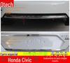Adequado para Honda 10ª geração Civic tailgate trim 16 novo civic modificado pára-choques traseiro guarnição do porta-malas traseiro adesivos de guarnição do porta-malas