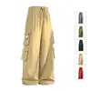 Overoles para hombre de verano nuevos para parejas con pantalones finos multibolsillos para hombre S-3XL