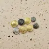 Botões de Metal para Costura à Mão Versáteis Redondos Botões Decorativos para Blazer Estilo Britânico Botões de Cobre Transfronteiriços para Casaco