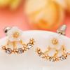 Pendientes Colgantes Florales Lindos de Lujo Accesibles Personalizados para Mujer Estilo Coreano Simples Elegantes Pendientes de Aguja de Plata S925 Pendientes