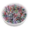 Kit de Materiais de Alta Qualidade para Acessórios de Joias de Pulseira e Colar DIY Feitos à Mão, Miçangas de Vidro para Sementes, Miçangas Olho de Gato Bicolor