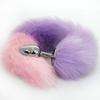Suministros Masturbación Tapón Anal Cola de Zorro Accesorios Sm Metal Cabello Artificial Expansión Anal Femenina Productos Sexuales Alternativos