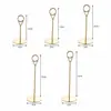 Portamenús de acero inoxidable transfronterizo, clip para menú, placa de número de mesa para hotel, restaurante, boda, tarjeta de mesa, portatarjetas de asiento, soporte para menú
