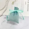 Bolsa de Flanela com Cordão, Pequena Bolsa de Pano para Batom e Joias, Bolsa de Armazenamento para Presentes, Personalização Transfronteiriça