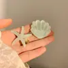 Clip de cabelo estrela-do-mar verde menta dopamina clip de cabelo para franja lateral doce acessórios de cabelo para foto na praia