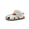Zapatos Planos Infantiles Casuales de Boca Baja con Perlas 2026 Nuevo Estilo de Verano con Falda Zapatos Mary Jane Retro de Suela Suave