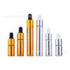 Frasco gotero pequeño galvanizado, frasco con solución madre de 3 ml, frasco con esencia de 5 ml y 10 ml, frasco tubo de vidrio, subembotellado de muestra