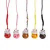 Nuevo Timbre de Campana Abierta de Cobre Electroplateado al Vacío Estilo Japonés Gato de la Suerte Lindo Timbre de Cobre Personalizado al por Mayor del Fabricante de Origen