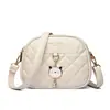 Bolsos para Mujer 2025 Nuevo Estilo Coreano Moderno Versátil Bolso de Hombro de Gama Alta Suave Bolso Cruzado Pequeño Redondo para Mamá