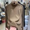 1631 # [Novo Estilo Outono/Inverno 2026] Moletom Feminino Quente com Forro de Lã e Gola Alta para Outono e Inverno