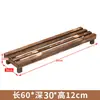 Estante para flores ensanchado anticorrosión madera protección solar capa única suculentas una capa de pie exterior balcón almacenamiento madera maciza exterior