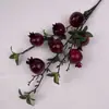 Frutas e Flores Artificiais para Decoração de Cena de Casamento, Arranjos Festivos de Frutas e Galhos, Frutas de Azevinho no Atacado, Flores Especiais para Casamentos
