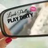 Estilo ins personalidad inglés estampado de labios autoadhesivo pegatinas para ventana cristal espejo tocador embellecimiento pegatinas decorativas BR0434C