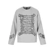 Camiseta Estilo Calle Americano Ligero Nuevo Oso Mágico 2026 Camiseta Estampada Estilo Corte Napoleónico Camisa Básica de Cuello Redondo para Hombre