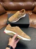 Zapatos casuales deportivos vintage de piel de vaca mate de alta gama, tacón KT de bloques de color simple, para uso diario de hombre, populares en el comercio exterior