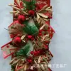 Adornos Navideños de Moño de Tela Transfronterizos con Purpurina, Decoraciones de Árbol de Navidad Multicapa, Accesorios de Decoración de Escena de Alta Gama