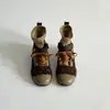 Gu YunRetro Botas de Encaje Feas Lindas para Mujer 2026 Nuevos Colores de Otoño Bloque de Color Botas de Senderismo Deportivas Casuales Botas Martin para Mujer