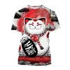 Camiseta Engraçada com Máscara Moda Masculina e Feminina Impressão Digital 3D Casual Cool Camiseta de Filme Hip Hop Street Camiseta Engraçada