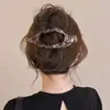 2026 nuevos y elegantes pasadores de pelo de color café al por mayor, pinzas de pico de pato de alta gama para la parte posterior de la cabeza, accesorios para el cabello lindos y dulces para mujeres