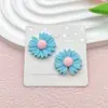 Acessórios de Resina Flor Margarida Rosa DIY Elástico Grampo de Cabelo Capa de Celular Patch Material de Slime Venda por Atacado