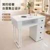 Mesa de Unhas de Alta Qualidade Mesa Simples para Operação de Unhas Armazenamento de Grande Capacidade Salão de Unhas Comercial Mesa de Unhas Reforçada Resistente ao Desgaste