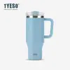 Copo Térmico para Carro com Alça, Grande Capacidade, Copo de Água em Aço Inoxidável 304, Isolamento Térmico e Conservação do Frio