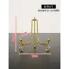 Suporte de Prancha Rack de Exibição Suporte de Prancha Rack de Suporte de Ferro Pendurado em Prancha Rack de Exibição Decorativo Rack de Exibição de Bolo de Chá Base de Porta-Retrato