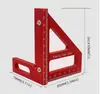 Regla de marcado para carpintería de 45 pies x 90 pies, regla triangular de escuadra de aleación de aluminio para carpintería, herramientas para carpintería