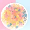 Cerdo tridimensional de dibujos animados lindo colorido hecho a mano diy material para accesorios de joyería de resina pegamento crema funda para teléfono Venta al por mayor