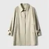Jaqueta curta/trench coat médio-longo em camurça Sami, casaco feminino workwear, roupas femininas, nova coleção outono 2026