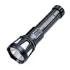 Linterna con zoom retráctil multifuncional para exteriores luz LED fuerte portátil recargable trabajo toma larga resaltado linterna luz trasera