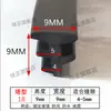 Tira de sellado a prueba de polvo para puertas y ventanas en forma de torre Relleno de huecos para ventanas de aleación de aluminio en forma de media luna Tira de sellado en forma de media torre