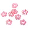 Cuentas de Flores con Purpurina Fina Semitransparentes Creativas Accesorios Hechos a Mano para Joyería DIY Accesorios Pequeños Llavero Fresco Cadena para Bolso