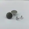 Fabricado em Foshan Material de Latão 17MM Fivela Plana em Formato de I Botão de Coração de Borracha Sem Níquel Níquel Branco Mais Brilhante