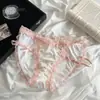 Braguitas de Encaje para Niñas, Diarias, con Forma de Corazón, Dulces, Puro Deseo, de Cintura Baja, Levanta Glúteos, Sexys, Lindas, Transpirables, Cómodas