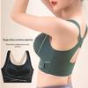 Sutiã Feminino Sem Fio para Corrigir Corcunda, Modelar, Levantar os Seios Laterais, Prevenir Queda, Tamanho Grande, Sutiã Esportivo, Tipo Ajustável