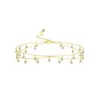 Corrente de Cintura e Corpo Estilo Boho Simples e Sexy, Acessório Versátil de Verão, Corrente de Cintura Dupla Camada com Strass