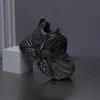 Tênis Dad Shoes Feminino 2026 Outono Novo Malha Respirável Plataforma Solado Grosso Salto Escondido Estilo Coreano Versátil Casual Tênis Esportivo