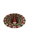 Alfombra navideña 3D, sofá de sala de estar, decoración de ambiente festivo, mesa de centro, resistente a las manchas y duradera, felpudo de Papá Noel, venta al por mayor