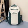 Nova Mochila de Grande Capacidade, Versátil, Durável e Moderna para Estudantes Universitários, Mochila Escolar Leve, Mochila para Viagem ao Ar Livre Color-Blocking