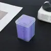 Almofadas de Algodão Limpadoras para Frascos de Cola de Extensão de Cílios Descartáveis Embaladas em Caixa, Lenços Removedores de Esmalte, Lenços Mágicos para Unhas