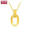Pingente de Ouro Puro 999 Shuibei Gold Colar de Ouro Puro 24K Promoção da Indústria da Beleza Presente Fábrica Personalização