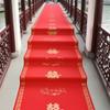 Alfombra de boda desechable al por mayor, alfombra roja festiva para bodas, tela no tejida, paso a paso