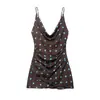 ZA1 Vestido Sexy de Bolinhas para Mulheres, Comércio Exterior, Estilo Europeu e Americano, Mini, Hot Girl 3564202605