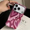 Comércio Exterior Mais Vendido Gradiente Vermelho Formato de Coração iPhone 17 Case de Telefone de Alto Valor Apple 18Pm Película de Camada Dupla Case Rígido