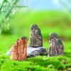Ornamentos de micropaisagem de musgo acessórios de garrafa ecológica paisagismo de três cores jardim de pedras suculentas planta em vasos pequenos ornamentos