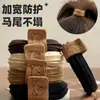 Diadema de Cabeza de Oso Linda Banda Elástica Alta Goma para el Cabello de Mujer Goma Espesa para el Cabello Coleta Alta Adorno para la Cabeza