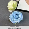 Flores Artificiales Hechas a Mano Estilo Vintage para Bodas, Decoración de Sala de Estar, Flores de Seda, Rosas Copo de Nieve, Cabezas de Flores al por Mayor